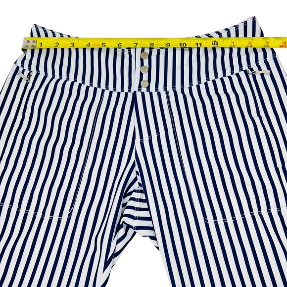 Jofit women's navy stripe bermuda length golf shorts size 2 ⛳️ - Picture 3 of 8